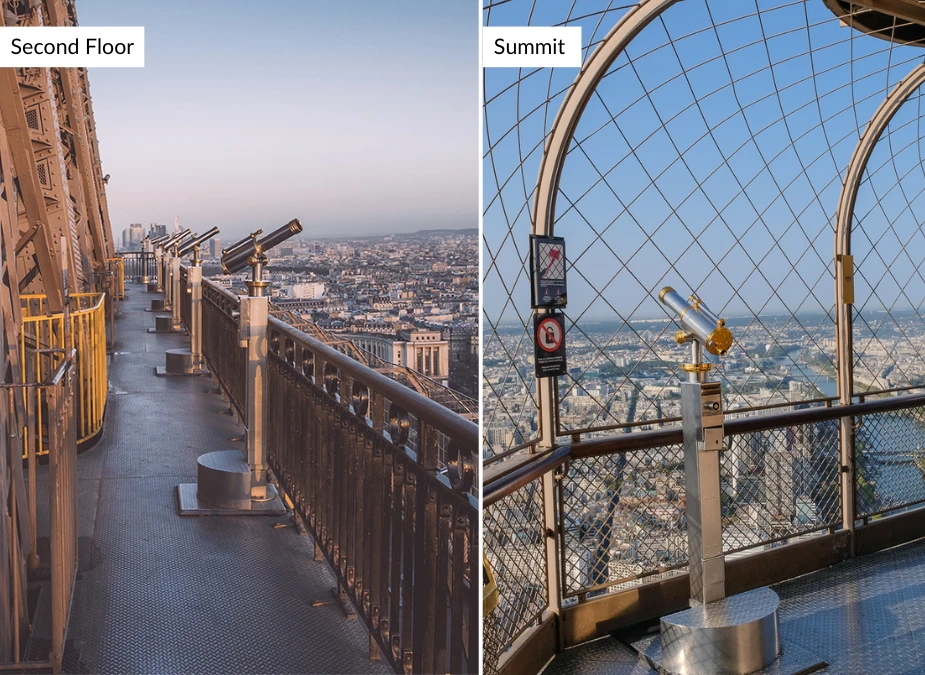 Eiffel Tower: 2nd Floor + Summit Access
